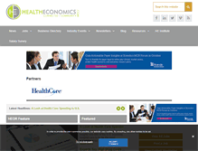 Tablet Screenshot of healtheconomics.com
